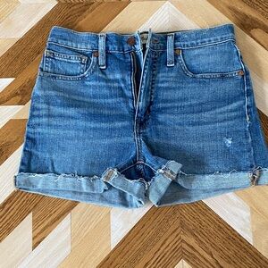 Madewell Blue Jean Shorts